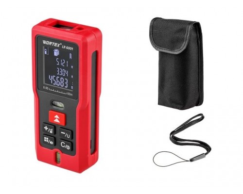 Дальномер лазерный WORTEX LR 6001 в кор. (0.05 - 60 м, +/- 2 мм/м,)