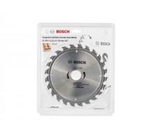 Диск пильный 190х30 мм 24 зуб. по дереву ECO WOOD BOSCH ( твердоспл. зуб)