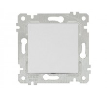 Выключатель 1-клав. (скрытый, без рамки, пруж. зажим) белый, RITA, MUTLUSAN (10 A, 250 V, IP 20)
