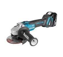 Аккум. углошлифмашина MAKITA LXT DGA 504 RF в чем. (18.0 В, 1 акк., 3.0 А/ч, Li-Ion, диск 125х22.0 мм, вибро)