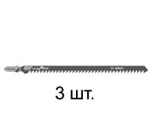Пилка лобз. по дереву T744D (3 шт.) BOSCH (пропил прямой, грубый, быстрый рез)
