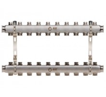 Коллекторная группа AVE162, 10 вых. AV Engineering (PRO серия Для отопления (радиаторы))