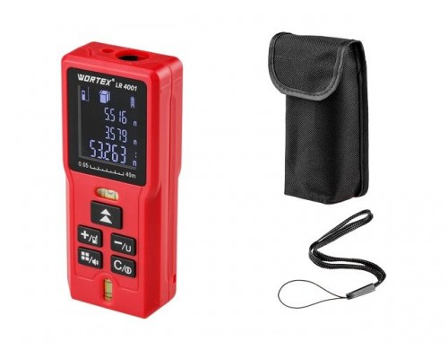 Дальномер лазерный WORTEX LR 4001 в кор. (0.03 - 40 м, +/- 2 мм/м,)