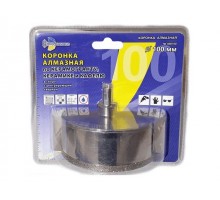 Коронка алмазная  d 100 мм по керамике и кафелю TRIO-DIAMOND