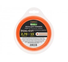 Леска ф 2.7 мм х 15 м кругл. сеч. DUAL-CUT STARTUL GARDEN (с высокопрочной сердцевиной)