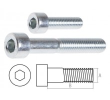 Винт М6х40 мм с внутр. шестигр., цинк, кл.пр. 8.8, DIN 912 (5 кг) STARFIX