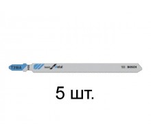 Пилка лобз. по металлу T318A (5 шт.) BOSCH (пропил прямой, тонкий, для базовых работ)