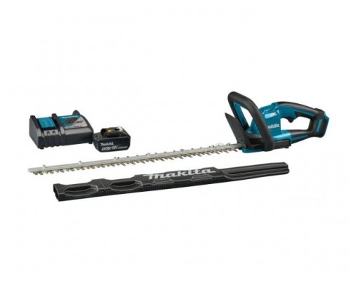 Аккум. кусторез MAKITA LXT DUH 606 RT в кор. (18.0 В, 1 акк., 5.0 А/ч, Li-Ion, длина ножа 600 мм, шаг ножа: 20 мм.)