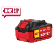 Аккумулятор WORTEX CBL 1840-1 18.0 В, 4.0 А*ч, Li-Ion ALL1 XLT (18.0 В, 4.0 А*ч, индикатор заряда, обрезиненный корпус)
