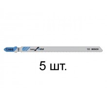 Пилка лобз. по металлу T318B (5 шт.) BOSCH (пропил прямой, тонкий, точный угловой рез)