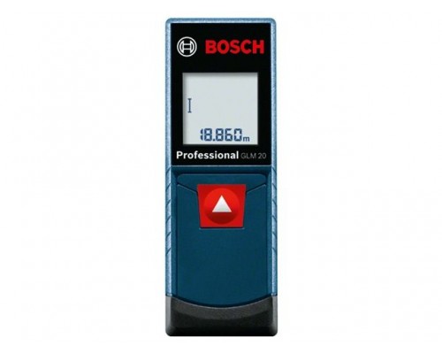 Дальномер лазерный BOSCH GLM 20 в блистере (0.15 - 20 м, +/- 3 мм/м, IP 54)