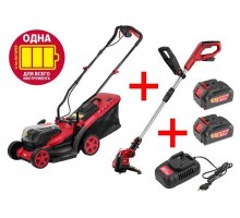Газонокосилка аккумуляторная WORTEX CLM 3536 ALL1 + АКЦИЯ! (скидка на комплект -20%!) (скидка на комплект -20%!)
