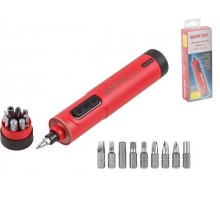 Отвертка аккумуляторная Wortex CSD 5026 в кор. 3.7 В, 0.6-1 Нм, 240-260 об/мин (Шестигранник 6.3 мм, 223 г)