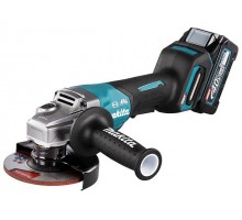 Аккум. углошлифмашина MAKITA XGT GA 013 GM 201 (40В, 125 мм, 8500 об/м, клав. (2x4.0Ач,DC40RA,Makpac4))
