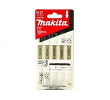 Пилка лобз. по пластику B-21 (5 шт.) MAKITA (пропил прямой, тонкий, быстрый рез)