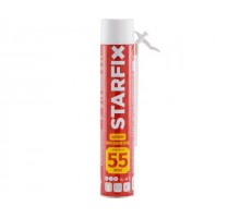 Пена монтажная бытовая всесезонная STARFIX Foam 55 (750мл) (Выход пены до 55 литров)