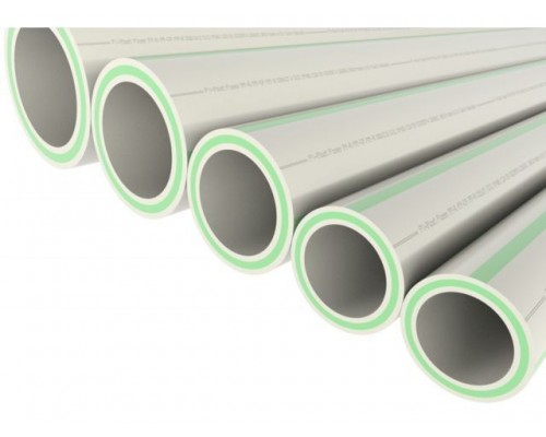 Труба ПП базальтоволокно 25x4,2 SDR6/S2,5, PN20 сер. 2м, FV Plast