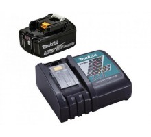 Комплект аккумулятор LXT 18.0 В BL1830B 1 шт. + зарядное устройство DC18SD (MAKITA)