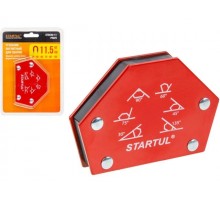 Угольник магнитный для сварки 11,5кг STARTUL PROFI (ST8540-11) (струбцина магнитная)
