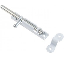 Шпингалет 82 мм с ц.дв., белый STARFIX