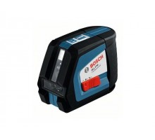 Нивелир лазерный BOSCH GLL 2-50 с держателем L-BOXX (проекция: крест, до 50 м, +/- 15 мм, резьба 1/4