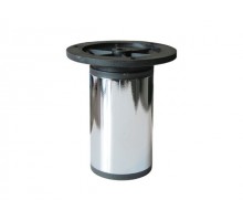 Опора мебельная круглая d50 100-120 мм, хром STARFIX