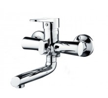 Смеситель для ванны D35-C, серия 200 ECONOCE (Короткий поворотный L-излив. Эксцентриков нет)