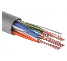 Кабель UTP 4PR 24AWG, CCA, CAT5e, PVC серый, (бухта 305 м) PROconnect LIGHT