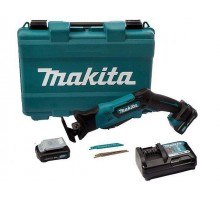 Аккум. сабельная пила MAKITA JR 105 DWAE в чем. (10.8 В, 2 акк., 2.0 А/ч, Li-Ion, дерево до 50 мм, металл до 50 мм)