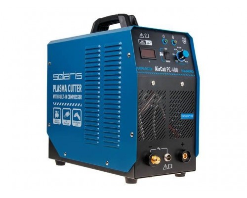 Плазморез Solaris AirCut PC-400 (220 В, 15-40 А, Высоковольтный поджиг, встроен.компрессор, термозащита, плавный запуск)