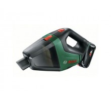 Аккум. пылесос BOSCH UniversalVac 18 в кор. + аксессуары (18.0 В, 1 акк., 2.5 А/ч, Li-Ion, 0.50 л, класс: L, самоочистка: нет)