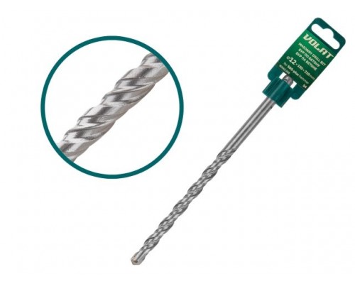12х150х210 мм бур (сверло) SDS-plus S4 ВОЛАТ (бур по бетону)