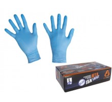 Перчатки нитриловые Light, р-р 8/M, синие, уп.100 шт, Jeta Safety