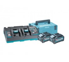 Комплект аккумулятор XGT PSK 40V (BL4040 x 2 шт) + зарядное DC40RB MAKITA