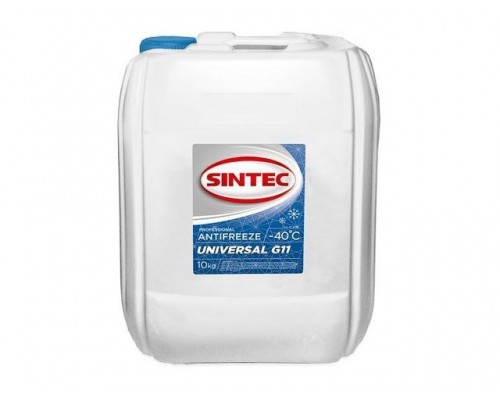 Антифриз Sintec-40 G11 Universal (синий) 10кг