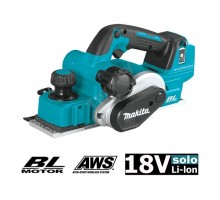 Аккум. рубанок MAKITA LXT DKP 181 Z в кор. (18.0 В, БЕЗ АККУМУЛЯТОРА, 11.000 об/мин, ширина: 82 мм, макс.глубина: 3,0 мм, 3,6 кг.)