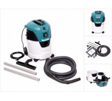 Пылесос MAKITA VC 2512 L (1000 Вт, 25 л, класс: L, самоочистка: полуавтомат)