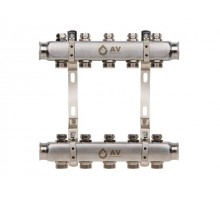 Коллекторная группа AVE162, 5 вых. AV Engineering (PRO серия Для отопления (радиаторы))