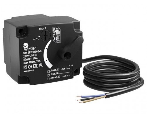 Привод Wester S11 3P 20500B-K 230 VAC 50 Hz 50s/90° 3-point SPDT 10 Nm