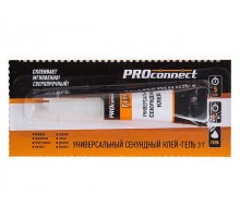 Клей-гель универсальный секундный (3 г) на мульти-карте Proconnect