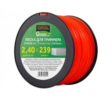 Леска ф 2.4 мм х 239 м квадратн. сеч. STARTUL GARDEN
