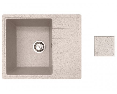 Мойка кухонная из искусственного камня PLATINUM гранит 570х465 мм, AV Engineering