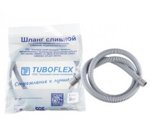 Шланг сливной М для стиральной машины в упаковке (евро слот) 1 м, TUBOFLEX