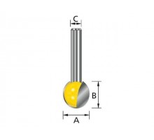Шаров.фреза 15,9х15,9х8х32х2Т MAKITA