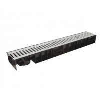 Лоток STANDART 100.95 h99  с решеткой стальной, Ecoteck, РБ (кл. А15)