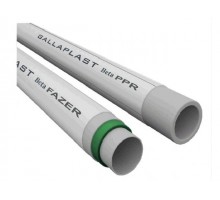 Труба ПП стекловолокно 20х2,3 PN25 SDR9/S4 серый (4 метра) GallaPlast