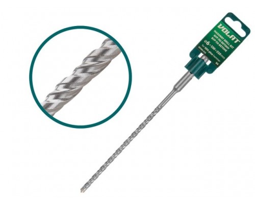 6х150х210 мм бур (сверло) SDS-plus S4 ВОЛАТ (бур по бетону)