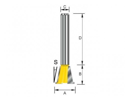 Фреза 14,28х12,7х13х8х32х2Т MAKITA