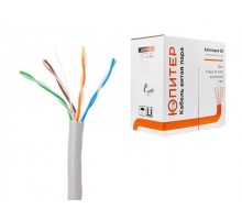 Кабель витая пара U/UTP Cat5E 4х2х24AWG (0.51мм) 305м, медь, внутр. (ПВХ) Юпитер (ЮПИТЕР)