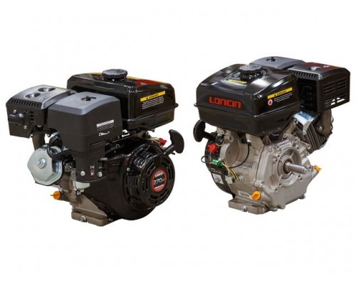 Двигатель бензиновый LONCIN G270F (цилиндрический вал диам. 25 мм.) (Макс. мощность: 9 л.с, Цилиндр. вал д.25 мм.)